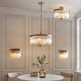 Colmn 2-Light Wall Light in Warm Antique Brass