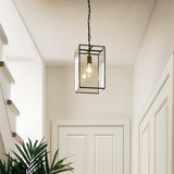 Brice Single Grand Pendant Light in Antique Brass