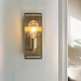 Brice Wall Light in Antique Brass