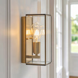 Brice Wall Light in Antique Brass