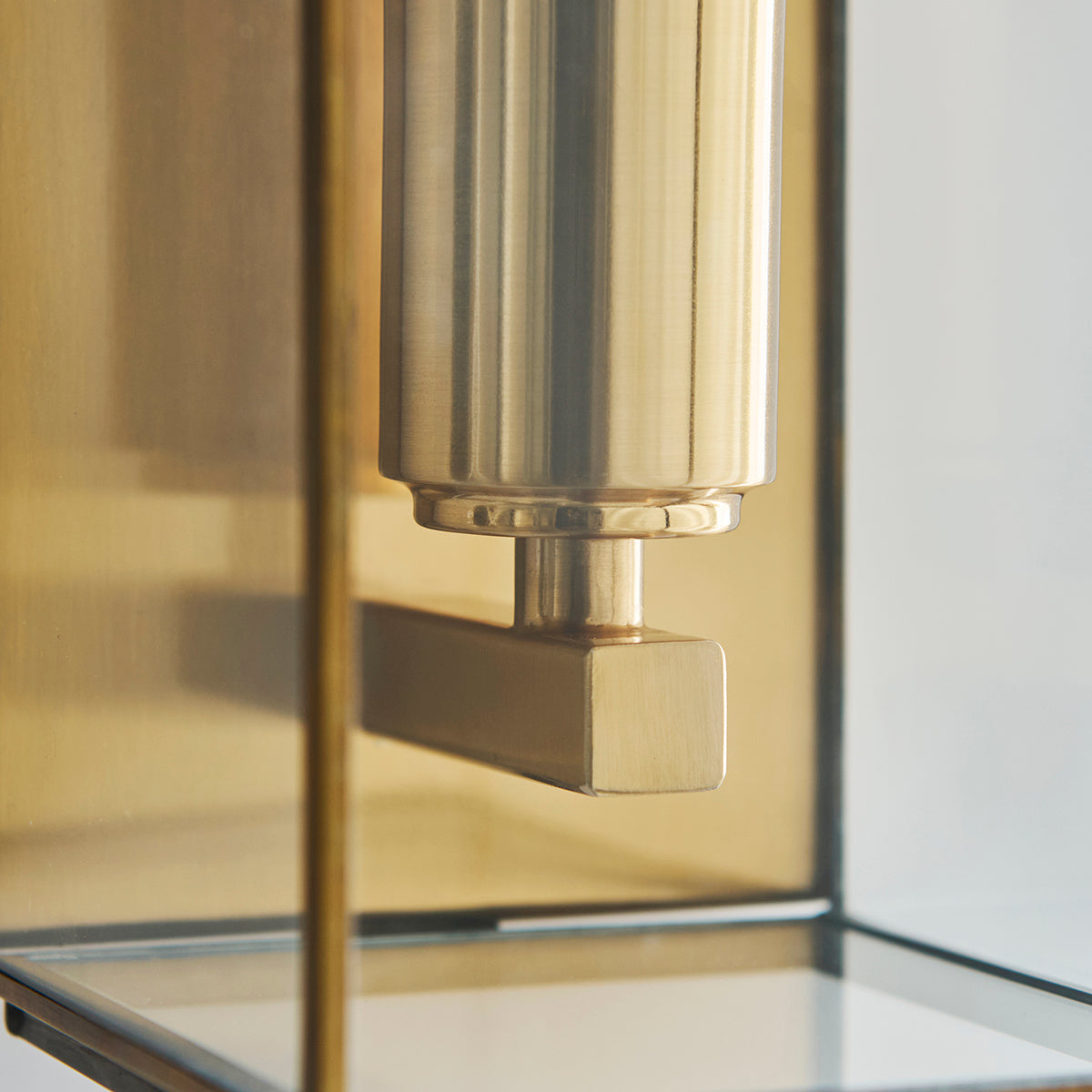 Brice Wall Light in Antique Brass