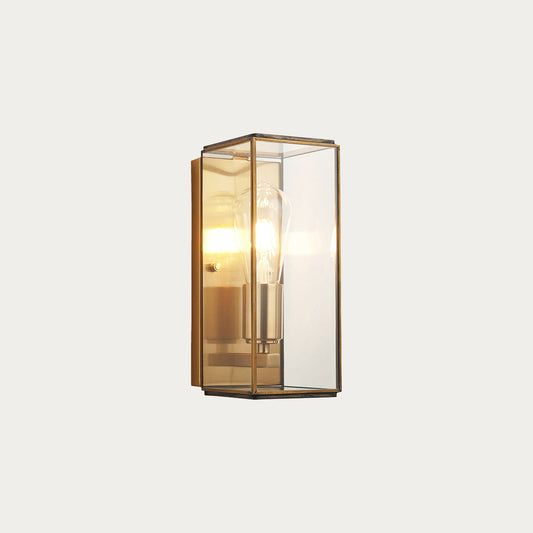 Brice Wall Light in Antique Brass