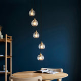 Andersen 5-Light Cascade Pendant Light in Antique Brass