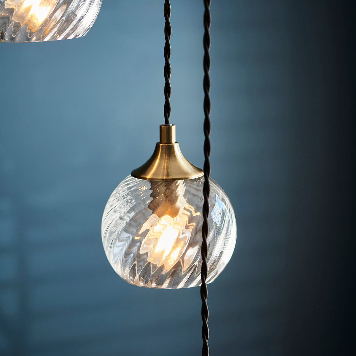 Andersen 5-Light Cascade Pendant Light in Antique Brass