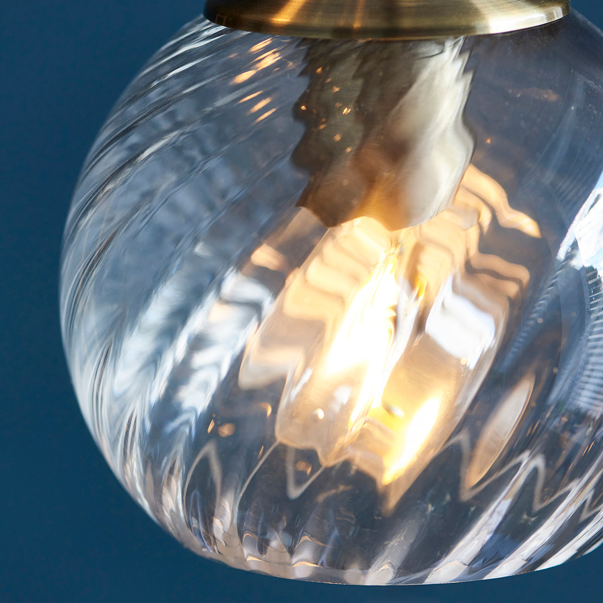 Andersen 5-Light Cascade Pendant Light in Antique Brass