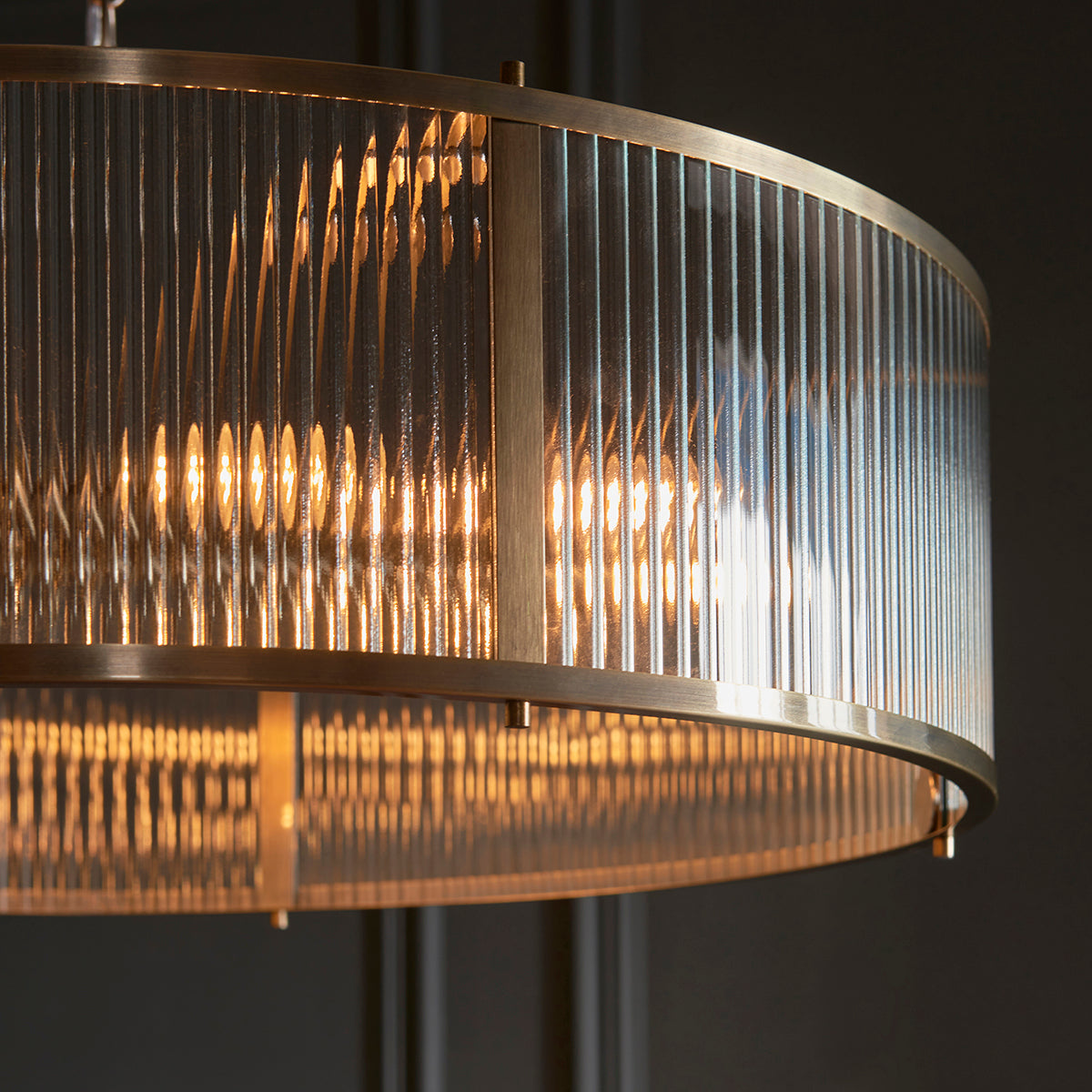 Radley 8-Light Pendant Light in Antique Brass