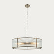 Radley 8-Light Pendant Light in Antique Brass