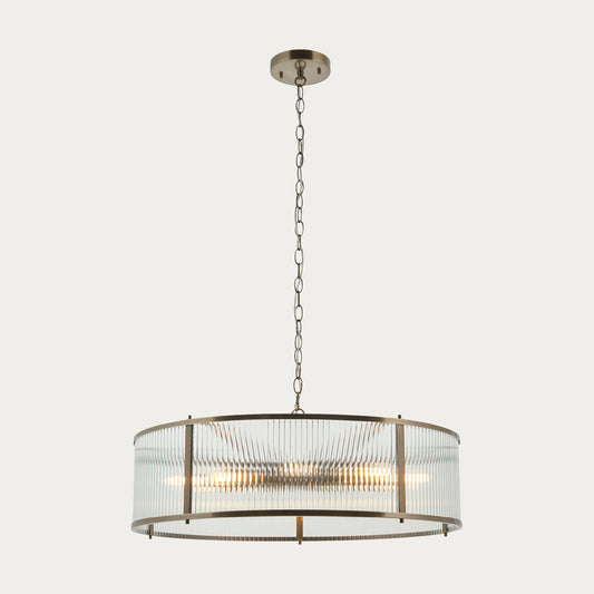 Radley 8-Light Pendant Light in Antique Brass