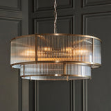 Radley 8-Light Tiered Pendant Light in Antique Brass