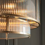 Radley 8-Light Tiered Pendant Light in Antique Brass