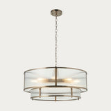 Radley 8-Light Tiered Pendant Light in Antique Brass