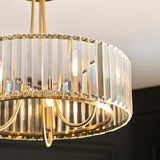 Amela 3-Light Semi Flush Light in Antique Brass