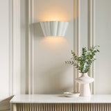 Balvin Up Down Wall Lamp with Scallop Shade