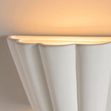 Balvin Up Down Wall Lamp with Scallop Shade