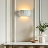 Wickham Up Down Lamp in Unglazed Ceramic