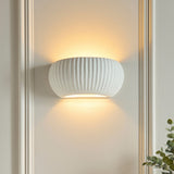 Wickham Up Down Lamp in Unglazed Ceramic