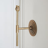 Radial Alto Vintage Wall Light in Antique Brass and Artisan Sand Casting