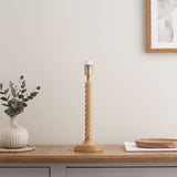 Oak Effect Resin & Antique Brass Plate
