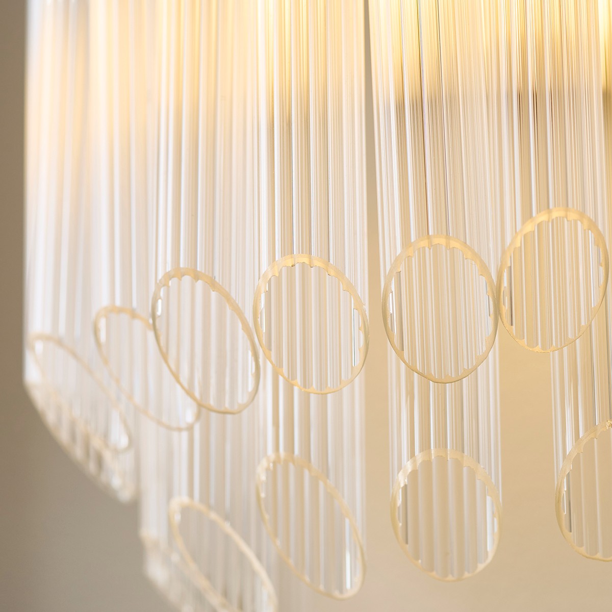 Montrelle Brass Wall Light with Ribbed Glass Lamp Shades