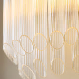 Montrelle Brass Wall Light with Ribbed Glass Lamp Shades