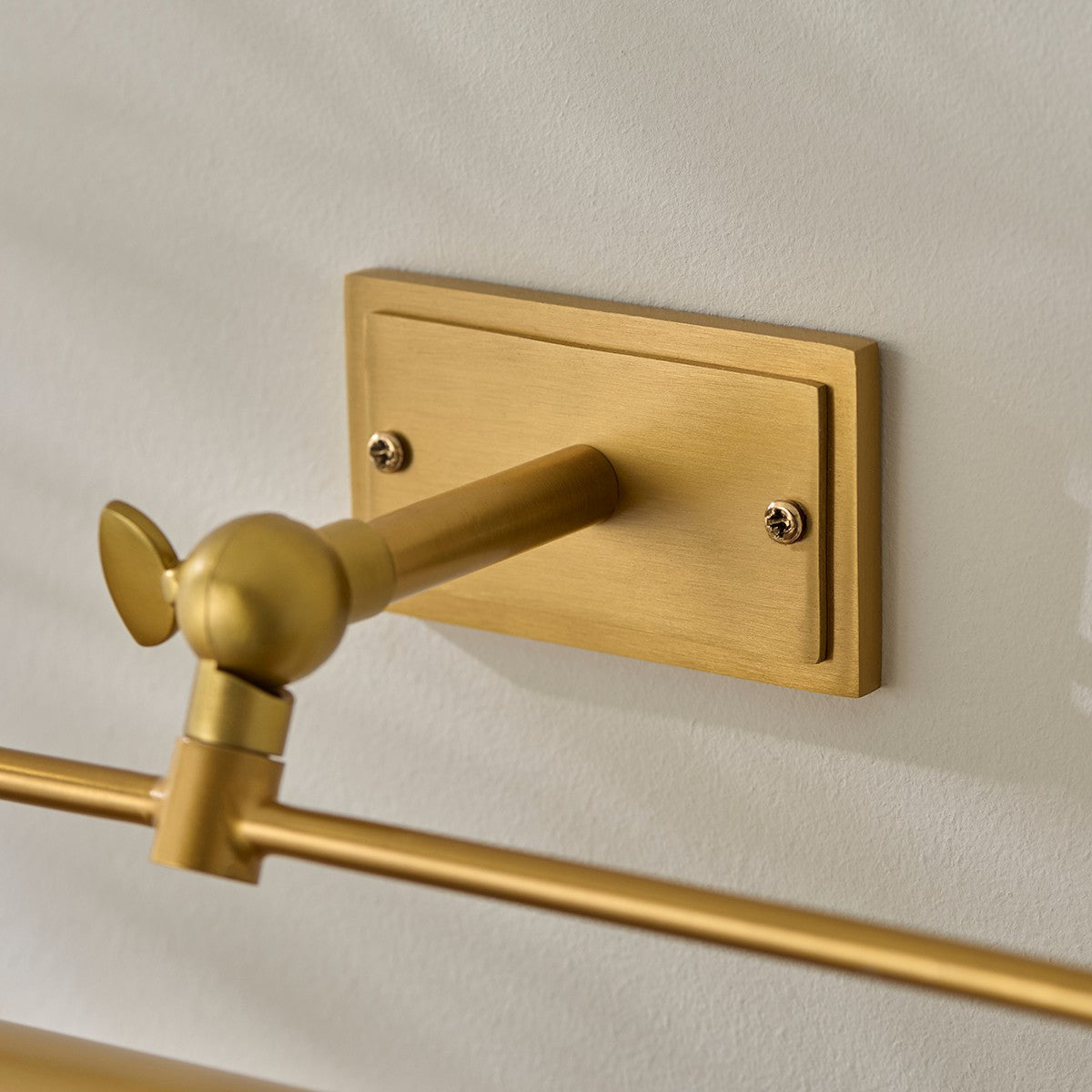 Naveen Rechargeable Picture Light in Warm Brass