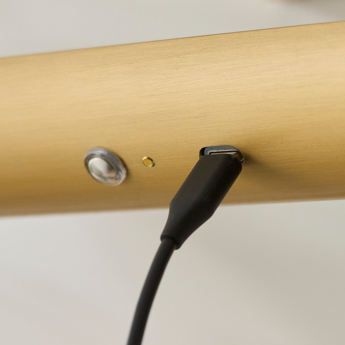 Naveen Rechargeable Picture Light in Warm Brass