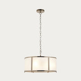 Radley 3 Light Antique Brass Ceiling Lamp with Frosted Ribbed Glass