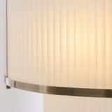 Radley 5 Light Antique Brass Ceiling Lamp with Frosted Ribbed Glass