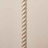 Satin Almond White Paint & Antique Brass Plate