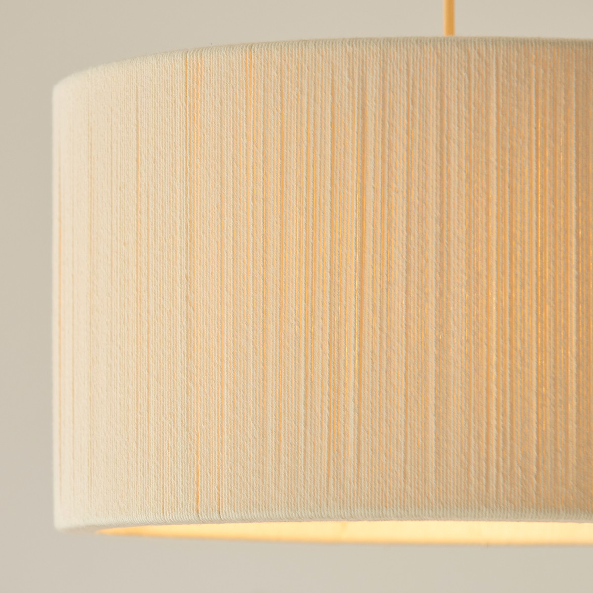 Joseph Ceiling Light Fitting with Cream Lamp Shade