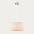 Joseph Ceiling Light Fitting with Cream Lamp Shade