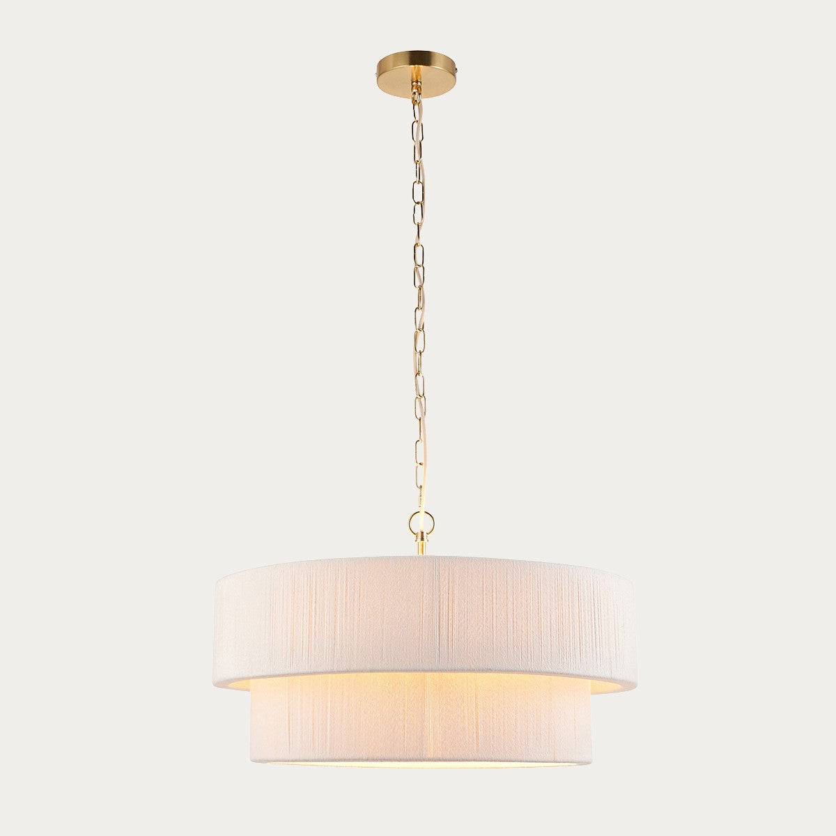 Joseph 5 Light Ceiling Light Fitting with Cream Lamp Shade