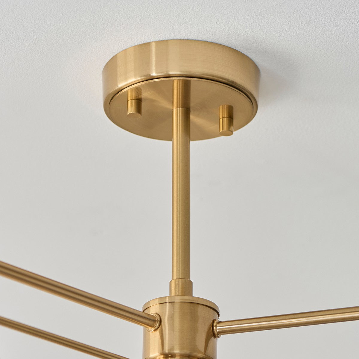 Wallmere 3 Light Semi Flush Mount Ceiling Light with Linen Lampshade