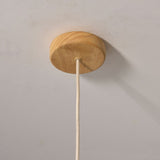 Orlin Wooden Ceiling Light with Scalloped Ceiling Lamp Shade