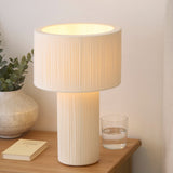 Joseph Cream Table Lamp with Natural Lamp Shade