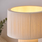 Joseph Cream Table Lamp with Natural Lamp Shade