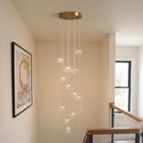 Osla 12 Light Giant Ceiling Light with Antique Brass