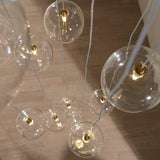 Osla 12 Light Giant Ceiling Light with Antique Brass