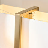 Sonoma Brass Table Lamp with Off White Light Shade