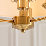 Vintage Brass & Natural Linen