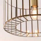 Antara Flush Mount Ceiling Light with Antique Brass and Clear Glass