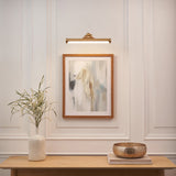 Kesa Battery Operated Picture Light in Warm Brass Finish