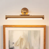 Kesa Battery Operated Picture Light in Warm Brass Finish
