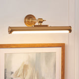 Kesa Battery Operated Picture Light in Warm Brass Finish