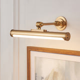 Kesa Battery Operated Picture Light in Warm Brass Finish