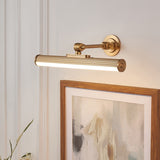 Cerali Rechargeable Picture Light with Warm Brass Finish