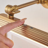 Cerali Rechargeable Picture Light with Warm Brass Finish