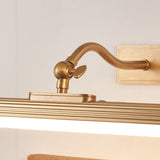 Kindra Battery Powered Picture Light in Warm Brass Finish