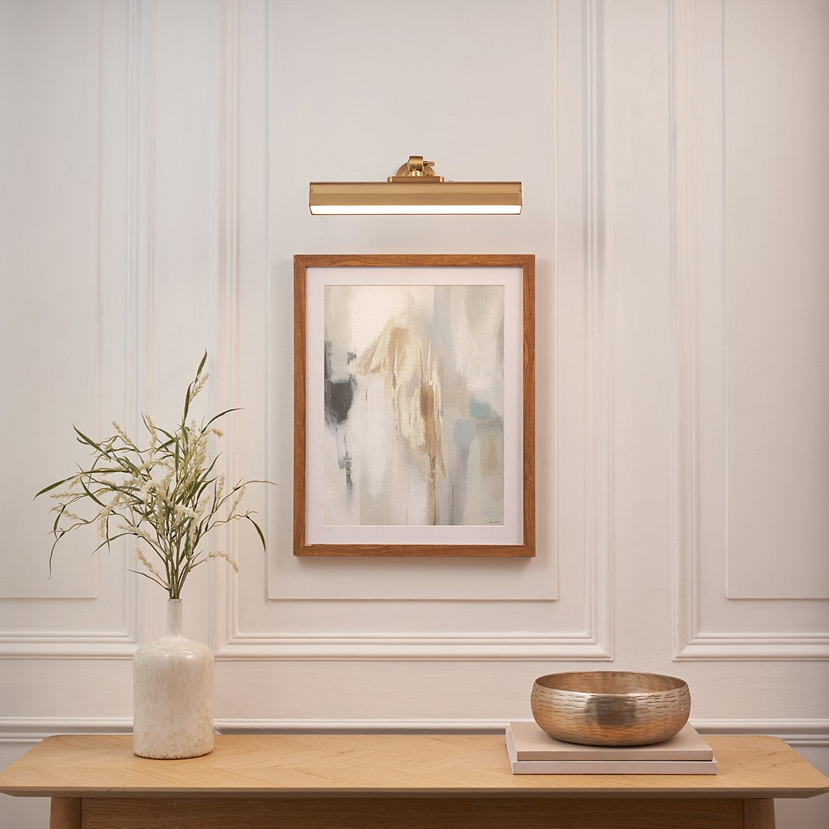 Dalen Rechargeable Picture Light in Warm Brass