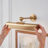 Dalen Rechargeable Picture Light in Warm Brass